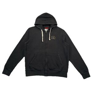 Iron & Resin Mfg Company Full Zip Hoodie Black Men's Medium